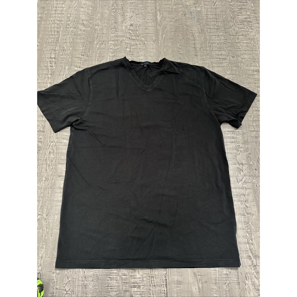 Patrick Assaraf  stretch Peruvian Pima Cotton Short Sleeve VNeck T-Shirt Size XL